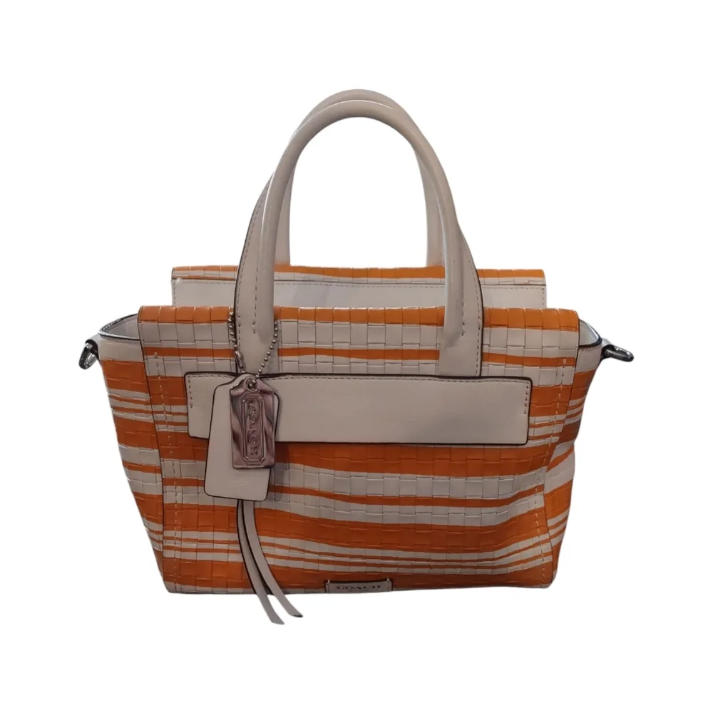 Coach Bleecker Mini Riley Embossed Woven Purse - Picture 5 of 16